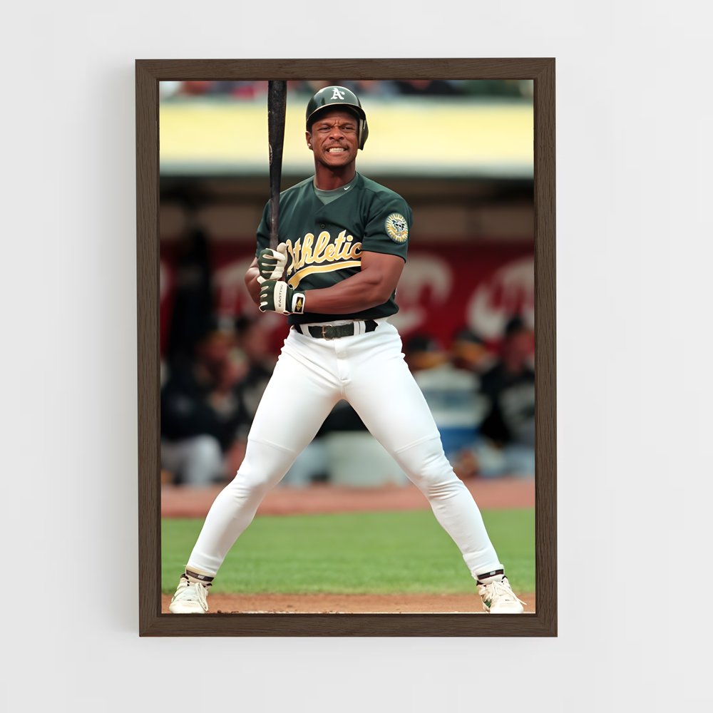 Poster The Base Stealer – affiche Baseball (vue 5)